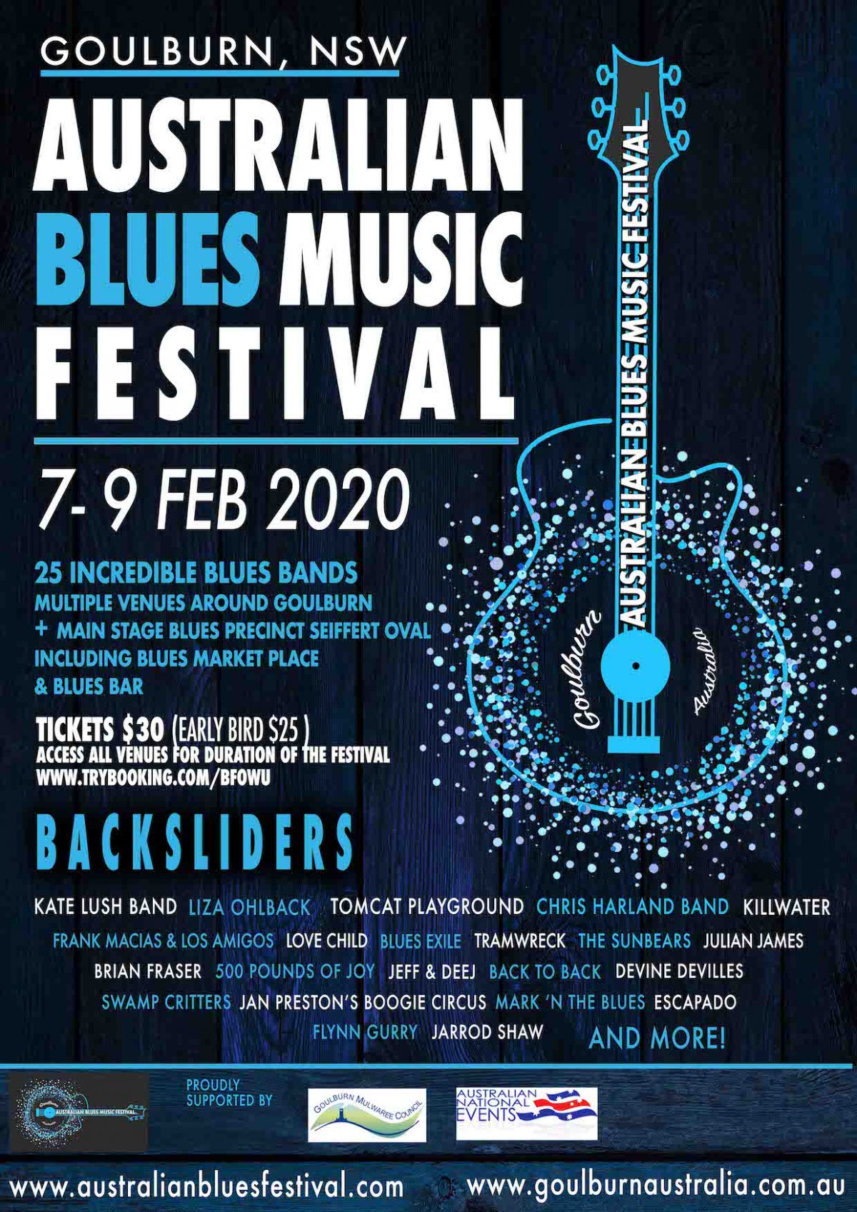 Australian Blues Music Festival Goulburn Feb 2020